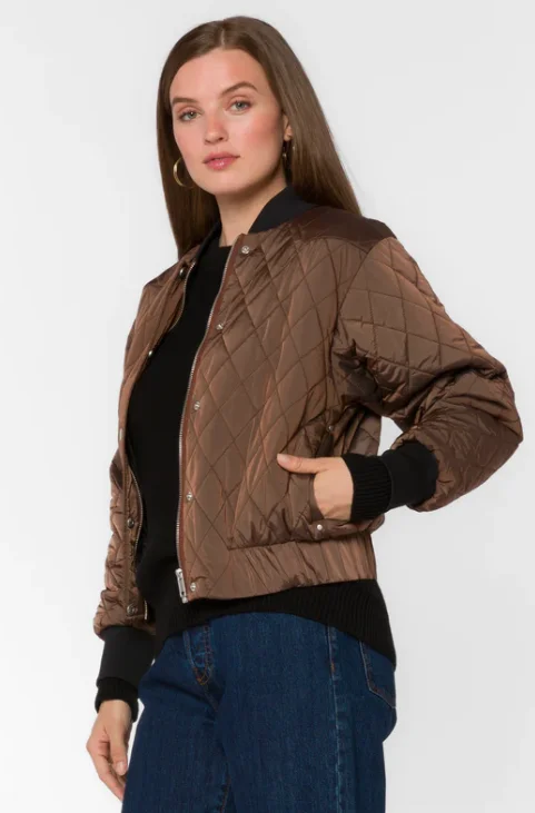 Women's Sakura Quilted Bomber Jacket