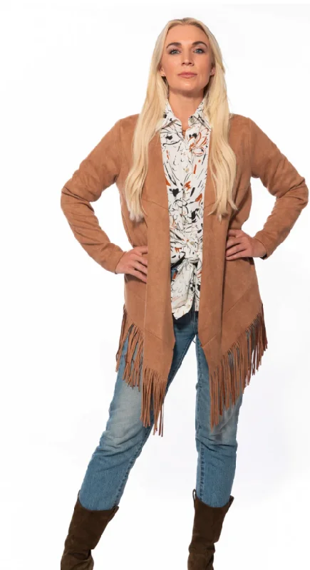 Women's Sequoia UltraSuede Fringe Jacket.