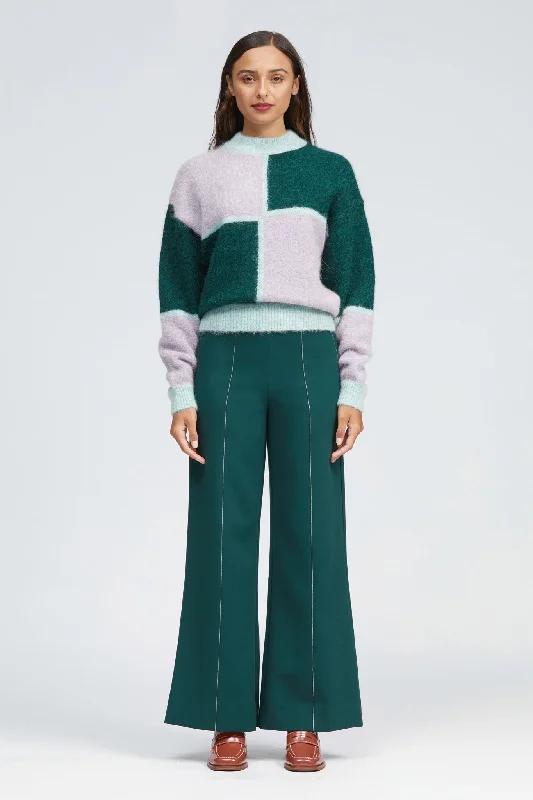 Caldo Jumper Lilac/ Dark Green Check