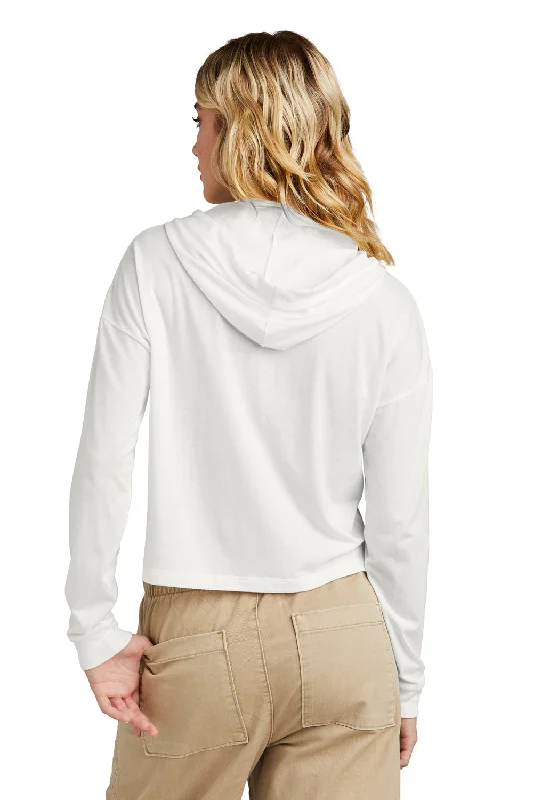 District Womens Perfect Tri Midi Hooded Sweatshirt Hoodie - Natural