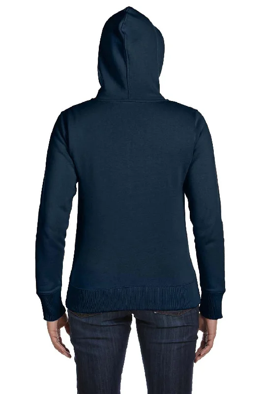 Econscious Womens Full Zip Hooded Sweatshirt Hoodie - Pacific Blue