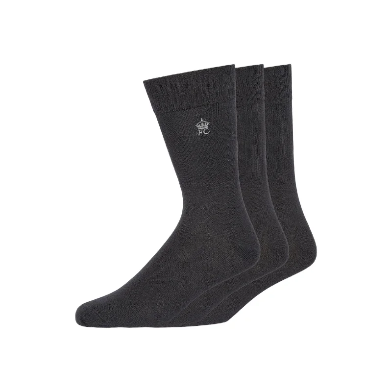 French Connection Unisex Adult Logo Socks (Pack of 3)