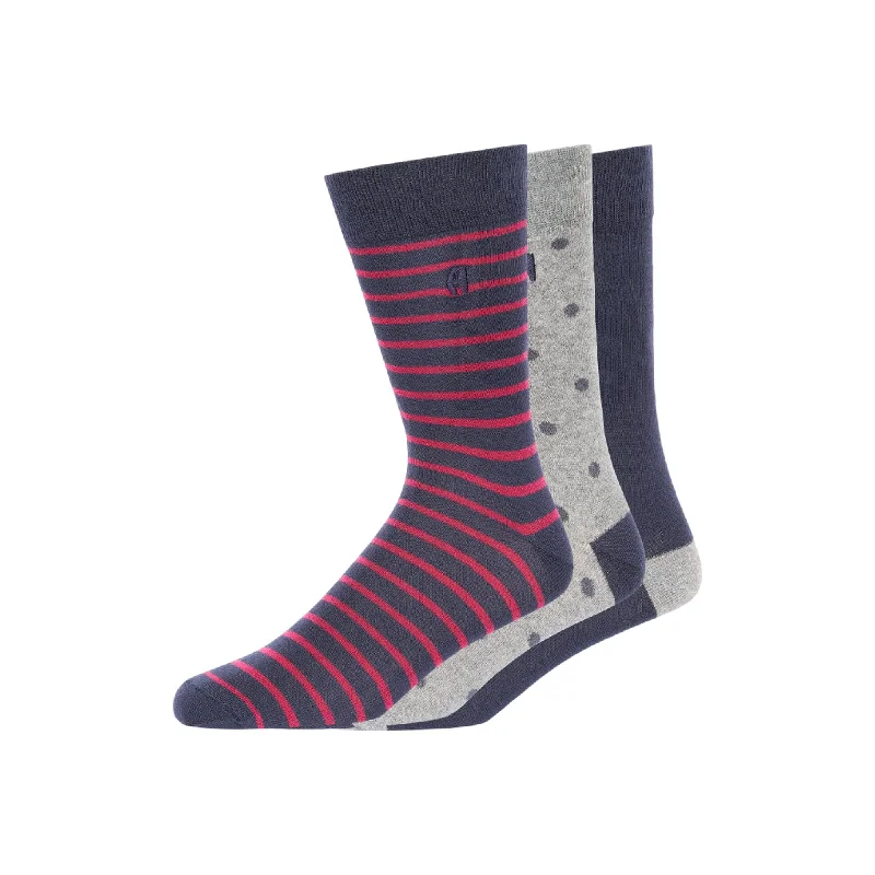 French Connection Unisex Adult Oakley Socks (Pack of 3)