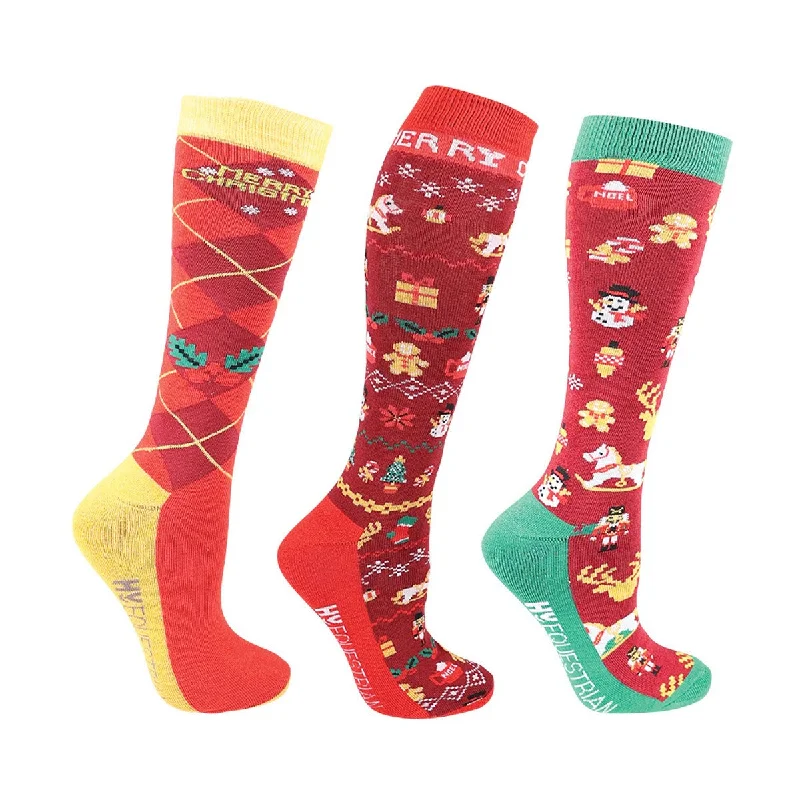 HyFASHION Womens/Ladies Christmas Socks