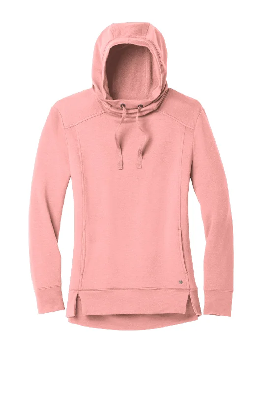 Ogio Womens Luuma Fleece Hooded Sweatshirt Hoodie - Swift Pink