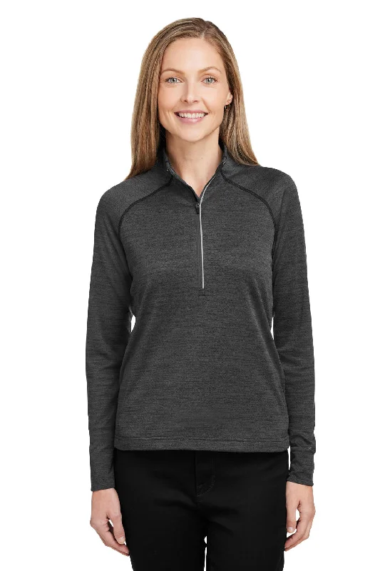 Spyder Womens Mission 1/4 Zip Sweatshirt - Black