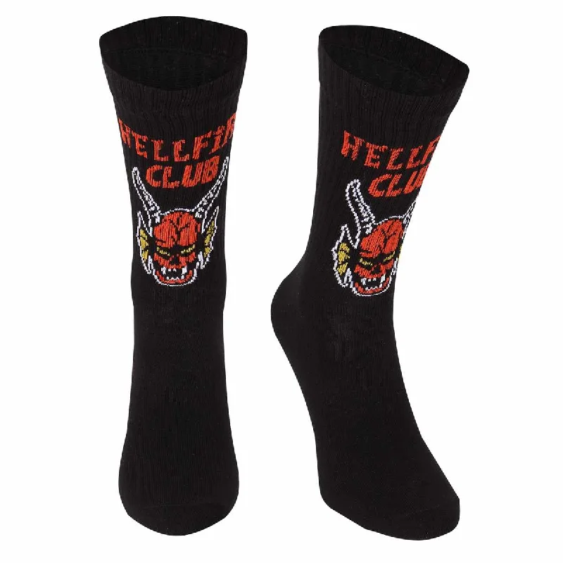 Stranger Things Unisex Adult Hellfire Club Socks