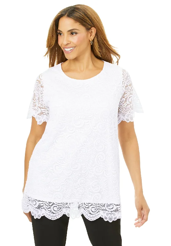 Stretch Lace Tunic