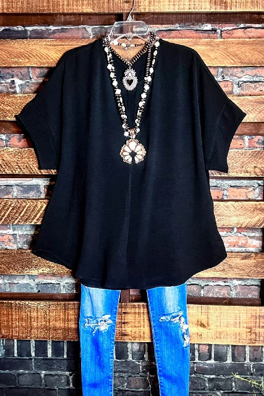 CITY CLASSIC PERFECT BLACK OVERSIZED TUNIC