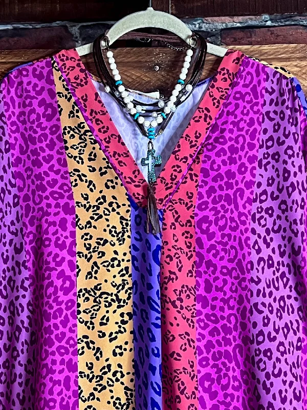 Fight The Feeling Multi-Color Animal Print Tunic